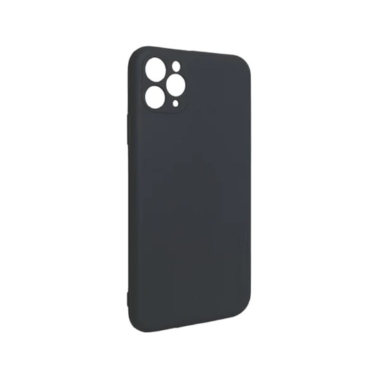 Capa de Silicone com Moldura de Câmera para Apple iPhone 11 Pro Preto